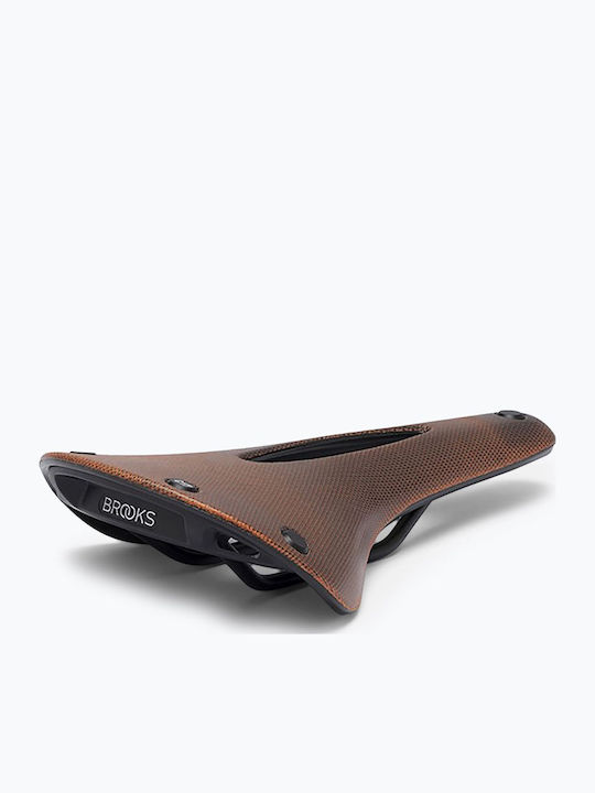 Brooks England Седло за велосипед Оранжево 283 x 164 мм