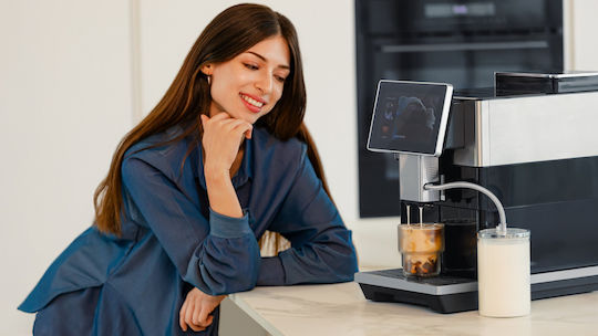 Cecotec Cremmaet Automatic Espresso Machine 1350W Pressure 19bar for Cappuccino Black