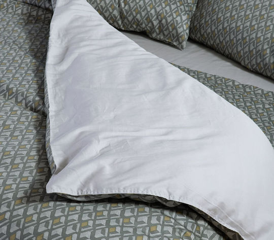 Nef-Nef Homeware Σετ Υπέρδιπλη 240x230cm Dominat Γκρι