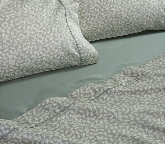 Nef-Nef Homeware Σετ Υπέρδιπλη 240x230cm Calming Πράσινη Nef-Nef Homeware Σετ Υπέρδιπλη 240x230cm Calming Πράσινη