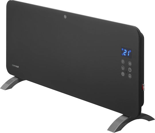Concept Конвектор Подов 2000W с Електронен Термостат и WiFi 92x38см Сив