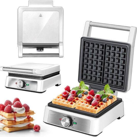 MPM Aparat Vafe Pentru Vafe Rectangulare 2 Compartimente 1600W