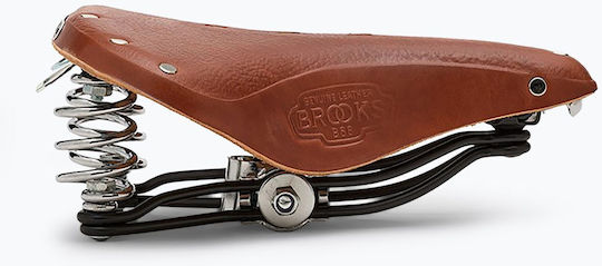Brooks England B66 Медено Седло За Велосипед