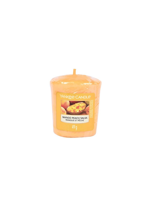 Yankee Candle Αρωματικό Κερί Signature με Άρωμα Mango Peach Salsa 49gr