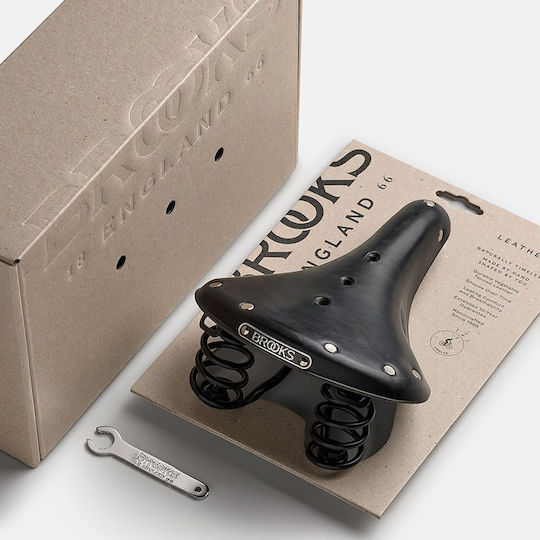 Brooks England Flyer Kurzer Schwarzer Fahrradsattel