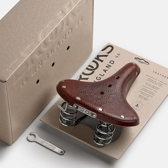 Brooks England B67 Късо Кафяво Седло За Велосипед