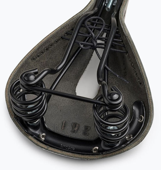 Brooks England Flyer Carved Черно Седло За Велосипед