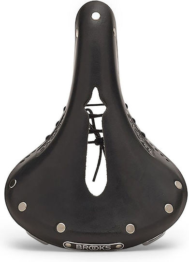 Brooks England B17 Carved Късо Черно Седло За Велосипед