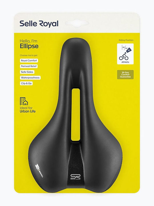 Selle Royal Premium Athletic 45° Ellipse Black Bicycle Saddle