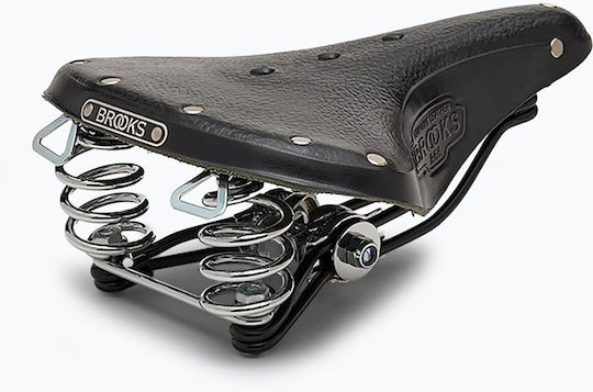 Brooks England B66 Черно Седло За Велосипед