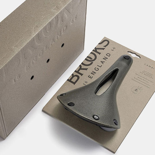 Brooks England C17 Gehobelter Schlammgrüner Fahrradsattel