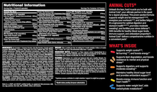Animal Cuts 7400mg 42 sachets