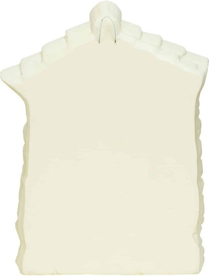 Gips Kerzenhalter Jungfrau Maria Kind Haus 16x14x24cm Ext 9918