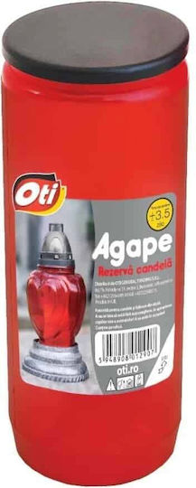Lumânare Durată 3,5 Zile Agape Alb Oti131290