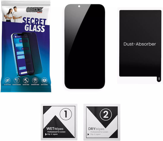 GrizzGlass Secretglass Matt Datenschutz Gehärtetes Glas Für Motorola Edge 70