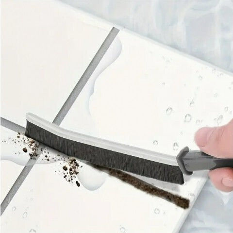 Brush Cleaning Dirt In Hard-to-reach Places Joints Plastic 23 X 2 Cm Black