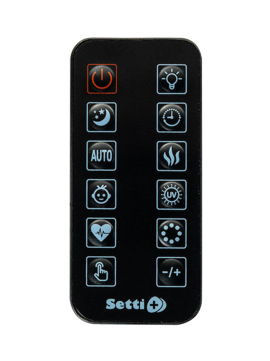 Setti+ Dispozitiv Aromaterapie cu Lumini LED cu Temporizator Ultrasonic Argintiu Setti+ Dispozitiv Aromaterapie cu Lumini LED cu Temporizator Ultrasonic Argintiu