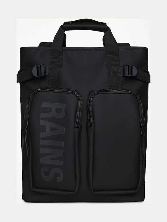 Rains Texel Damenhandtasche Tote Rucksack Schwarz