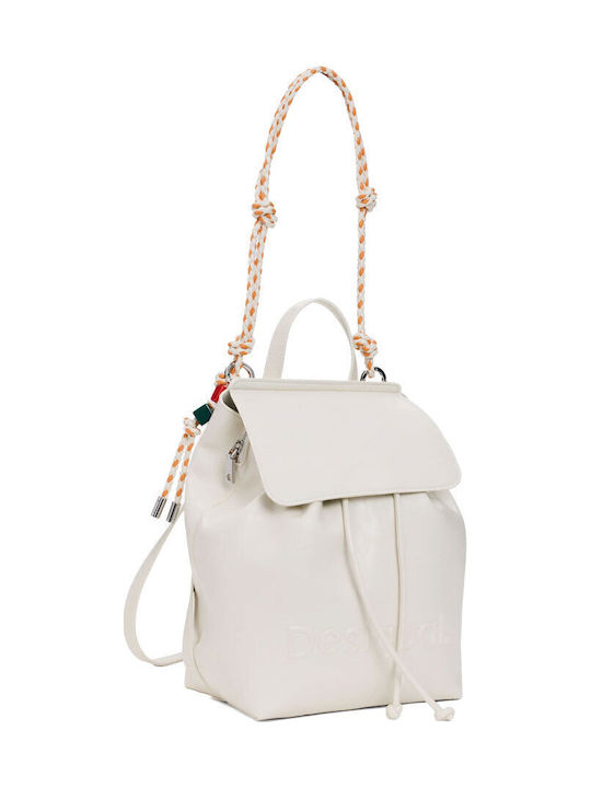 Leder Damen Handtaschen und Damentaschen Beigen Rucksack