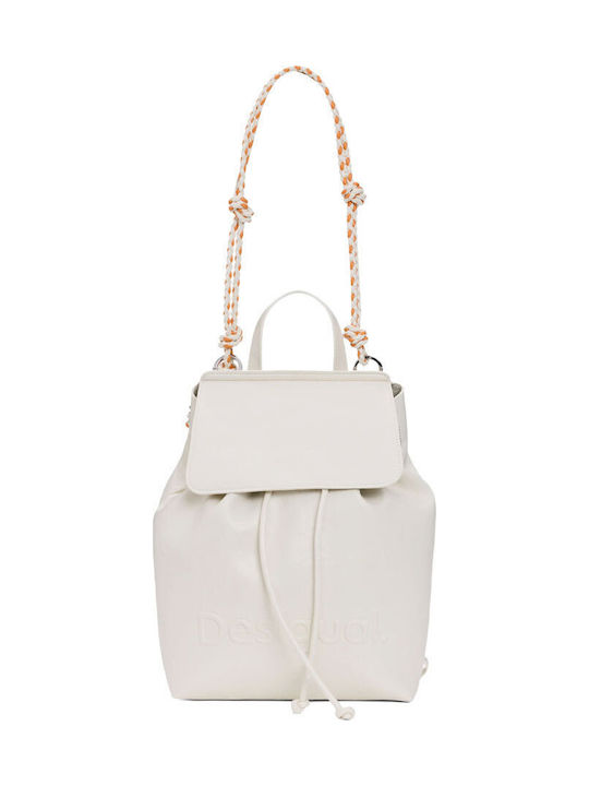 Leder Damen Handtaschen und Damentaschen Beigen Rucksack