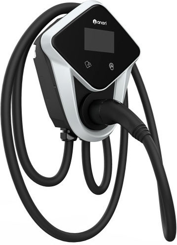 Επιτοίχιος Τριφασικός Σταθμός Φόρτισης 22kW με Ενσωματωμένο Καλώδιο Type 2 (A22W1SC)