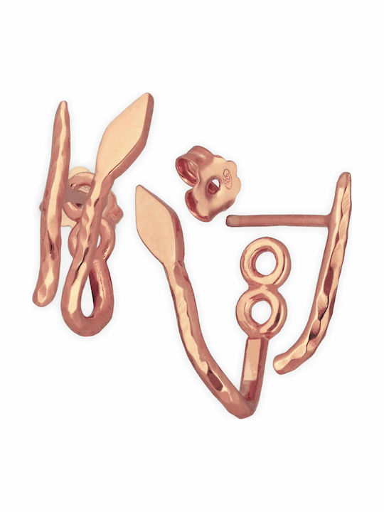 Handmade Silver 925 Ear Jackets with Snake Design