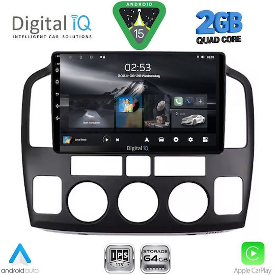 Digital IQ Car Audio System for Suzuki Vitara 2000-2005 Bluetooth USB Wi-Fi GPS Apple CarPlay Android Auto with 9 Inch Touch Screen DIGITAL IQ RSD 1694 CPA