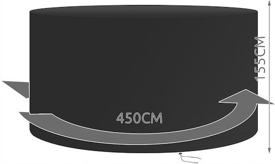 Husă Impermeabilă De Protecție Pentru Pătuț 450x155cm În Culoare Neagră