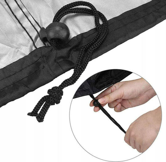 Husă Impermeabilă De Protecție Pentru Pătuț 210x210 cm În Culoare Neagră