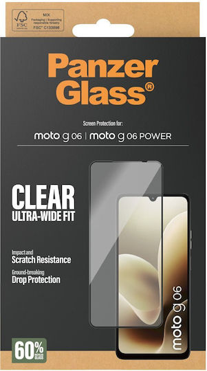 PanzerGlass Gehärtetes Glas für Motorola Moto g06 Motorola Moto g06 POWER