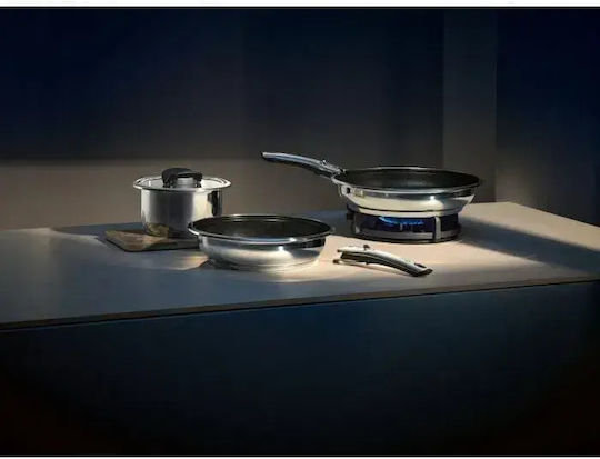 WMF Serve Pfanne aus Rostfreiem Stahl mit Antihaftbeschichtung 24cm