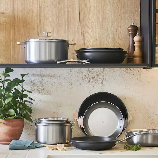 De Buyer B Loqy Saute Pan from Steel with Stone Coating 24cm