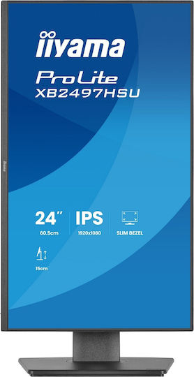 Iiyama ProLite XB2497HSU-B1 IPS Monitor 23.8" FHD 1920x1080 with 4ms Response Time GTG