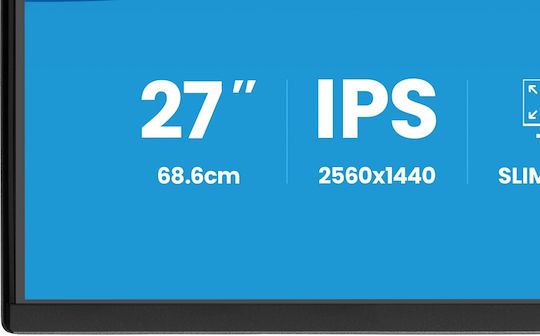 Iiyama ProLite XB2792QSU-B1 IPS Monitor 27" QHD 2560x1440 with Response Time 3ms GTG