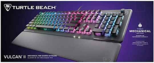 Turtle Beach Vulcan II Гейминг Клавиатура с RGB подсветка (Английски US) Черен