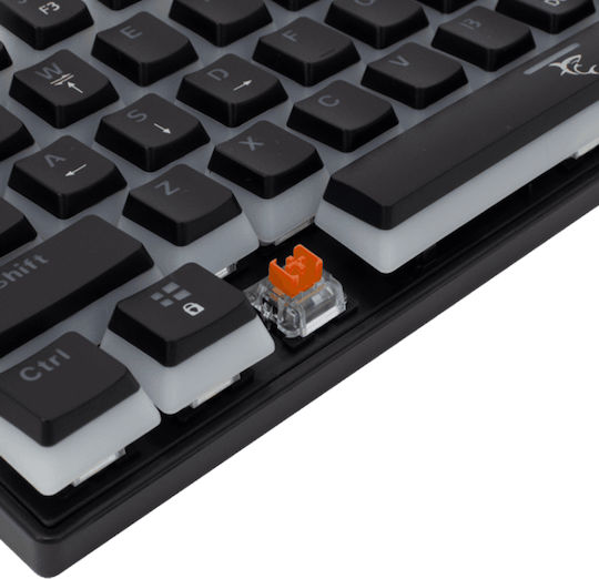 White Shark Ashiko 2 Gaming Μηχανικό Πληκτρολόγιο 60% με Outemu Blue διακόπτες και RGB φωτισμό (Αγγλικό US)