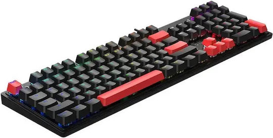 A4Tech Bloody S520N Fire Gaming Mechanical Keyboard with BLMS Red Plus switches and RGB lighting (English US)