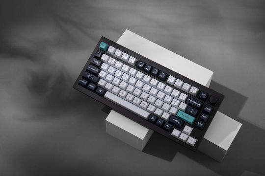 Keychron Q1 MAX Q1M-M4 Wireless Gaming Mechanical Keyboard 75% with Gateron Jupiter Banana Switches and RGB Lighting English US