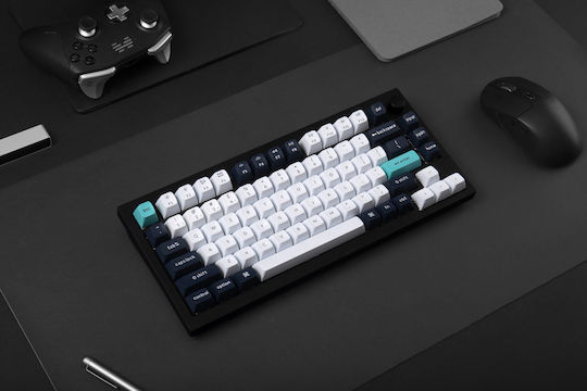 Keychron Q1 MAX Q1M-M4 Wireless Gaming Mechanical Keyboard 75% with Gateron Jupiter Banana Switches and RGB Lighting English US