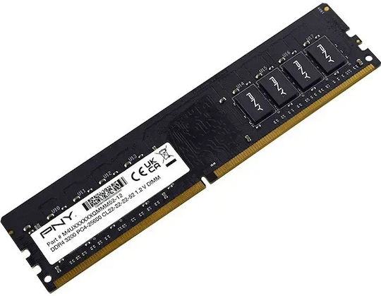 PNY DDR4 με Module 1x8GB και Ταχύτητα 2666 για Desktop
