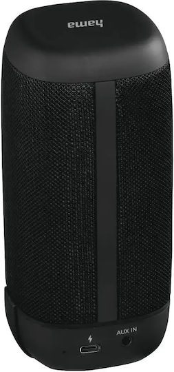 HAMA "tube Bluetooth високоговорител 3.5W с живот на батерията до 12 часа Черен