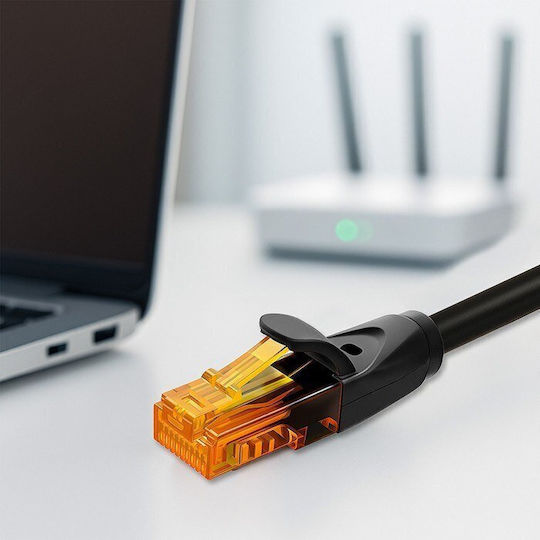 Qoltec U/UTP Kat.6 Ethernet Netzwerkkabel 20m Schwarzes