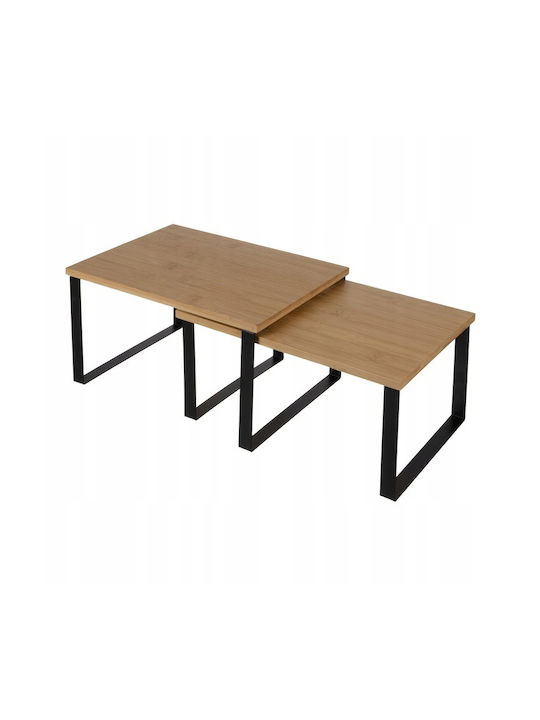 Tabletop Wooden Rack 33.5x18.5x14.5cm 2 Pieces Beige