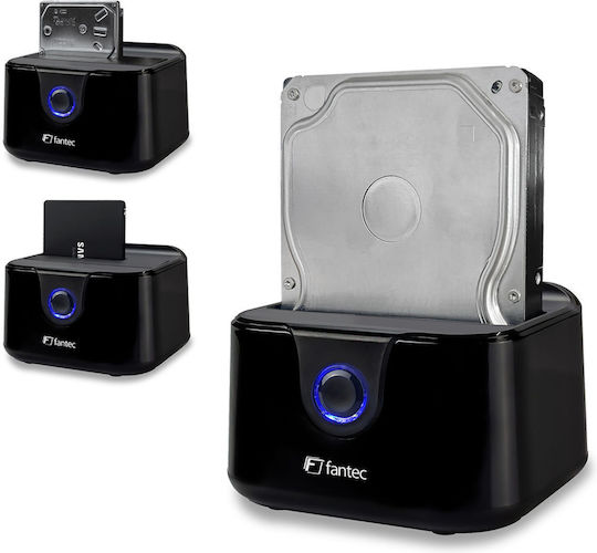 Fantec Stație de Andocare pentru Hard Disk-uri SATA cu Conectare USB 3.2