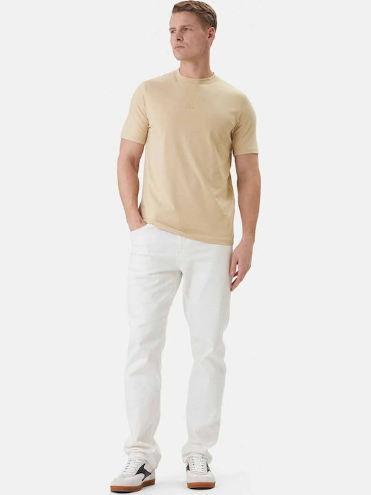 Herrenblusen Crewneck T-Shirt Sand