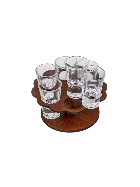 Pahare Pentru Shot Din Sticlă 50ml 6 Bucăți