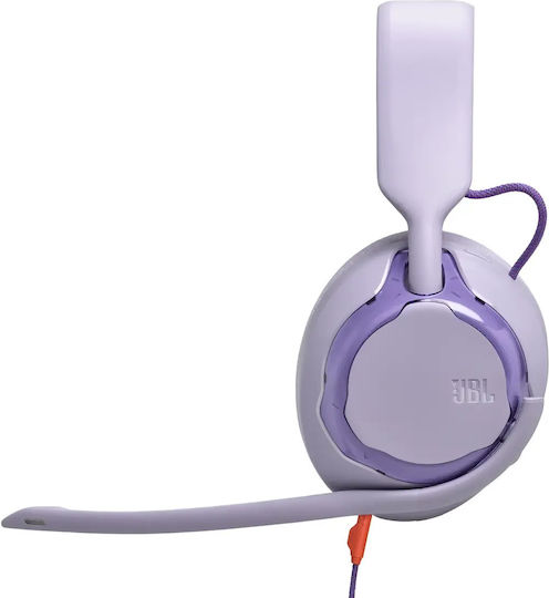 JBL Quantum 250 Over Ear Gaming Headset με σύνδεση 3.5mm Μωβ
