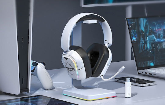 Onikuma GT883 Căști Gaming Over Ear Cu Conectivitate Bluetooth Alb