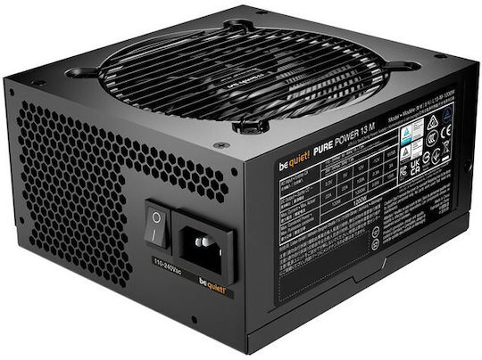 Be Quiet Pure Power 13 M 1200W Черно Захранващо Блокче За Компютър Пълен Модул 80 Plus Gold