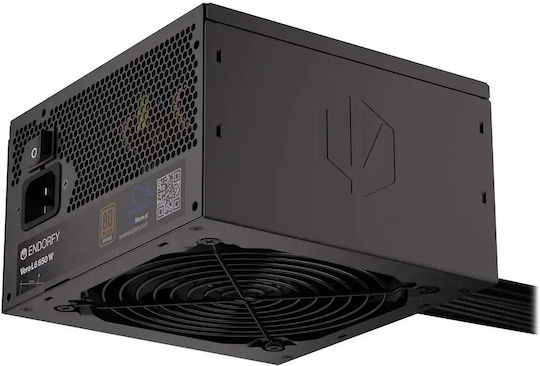 Endorfy Vero L6 650W Black Computer Power Supply Full Wired 80 Plus Bronze